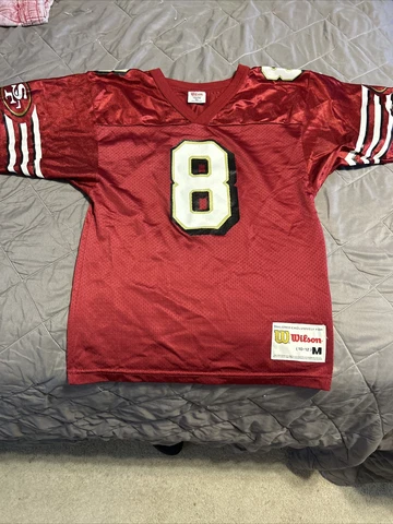 Vintage Steve Young San Francisco 49ers Wilson Jersey Size YTH M Niners VTG RARE Cover