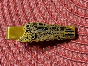 Vintage New York New Haven, Hartford Railroad Locomotive 1362 Tie Bar Clip Clasp - Picture 1 of 2