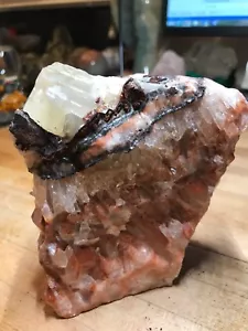 Multicolored Calcite Crystal Mineral Gemstone Medium Natural Rock Specimen 006 - Picture 1 of 12