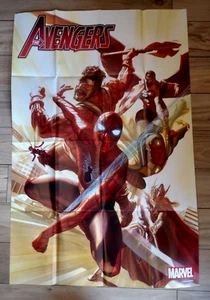 2017 AVENGERS 36 X 24 FOLDED PROMO POSTER UNUSED ALEX ROSS SPIDER-MAN - Picture 1 of 1