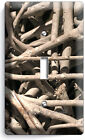 RUSTIC AGED WOOD STICKS & TWIGS CAMO LIGHT SWITCH PLATES OUTLET URBAN ROOM DECOR