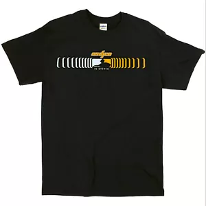 ESDJCO Men's Classic IN STEREO The Man Scratch Pro DJ Turntable T-Shirt Black XL - Picture 1 of 4