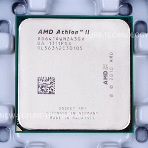 Procesador AMD Athlon II X4 641 (AD641XWNZ43GX) 4 MB zócalo 2,8 GHz CPU FM1 - Imagen 1 de 1