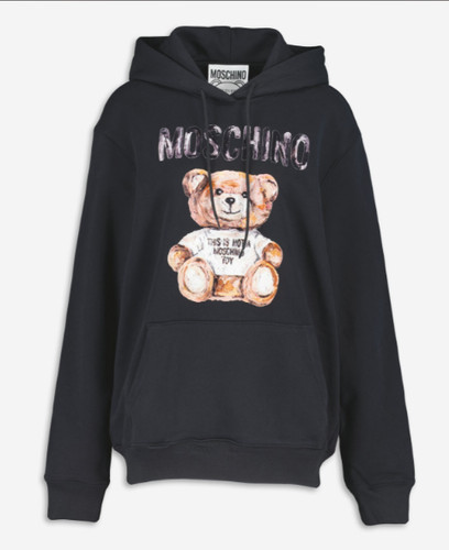 Felpa con cappuccio Moschino Couture felpa oversize adatta DE 38 40