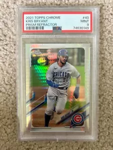 Kris Bryant, Prismenrefraktor #40 - 2021 Topps Chrom - PSA 9 NEUWERTIG - Bild 1 von 1