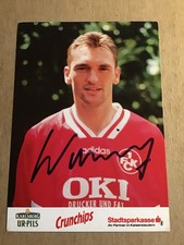 Claus-Dieter Wollitz, Germany 🇩🇪 1.FC Kaiserslautern 1995/96 hand signed