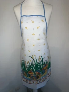 Beau tablier vintage en coton " Canards " - Picture 1 of 3
