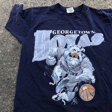 Vintage Georgetown Hoyas Nutmeg Mills T Shirt Size Large