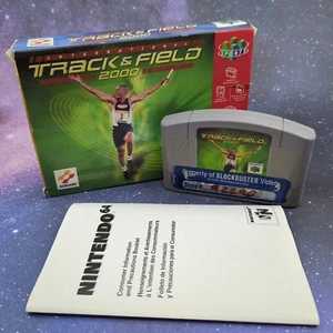 International Track & Field 2000 (Nintendo 64 N64, 2000) No Manual - Blockbuster - Picture 1 of 21