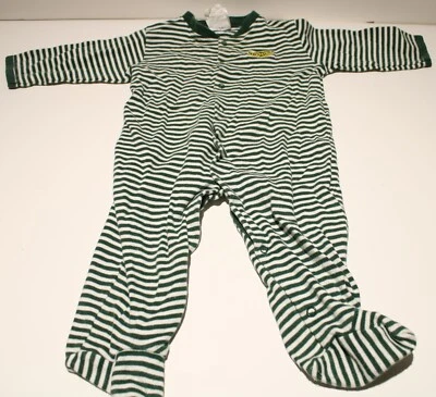 NDSU North Dakota State University Bisonte bebé bebé pijama con patas 6-9 m Foto 1 de 4