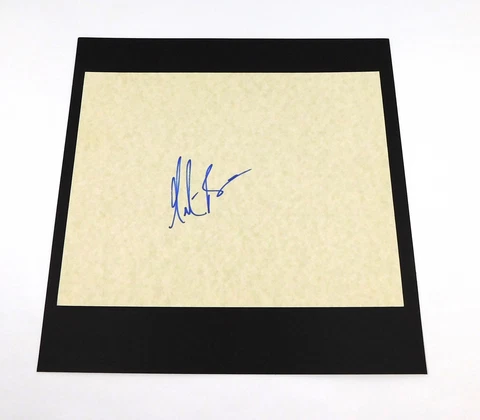 Martin Barre Signed 8.5 x 11 Cardstock Sheet Auto Jethro Tull DA046777 Cover