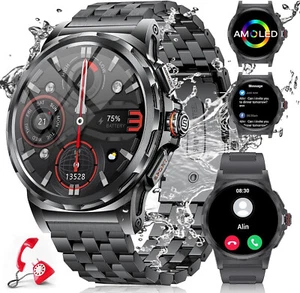 Smart Watch Men with Phone Function Wristwatch Sports Watch for Android IOS - Picture 1 of 7