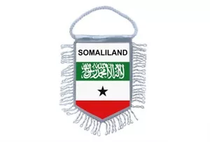 Mini banner flag pennant window mirror cars country banner somaliland - Picture 1 of 1