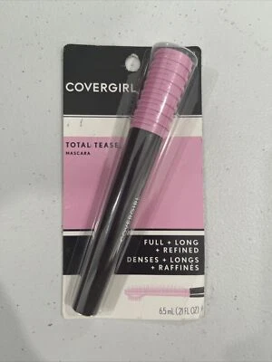Covergirl Total Tease Mascara 810 Black Brown Defines Lashes Ships Free - Image 1 of 2
