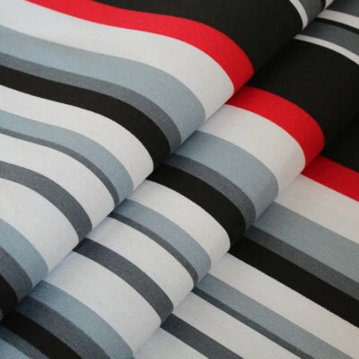 Sofá tapizado tela lino tela tela gruesa lona bricolaje rayas por media yarda Foto 1 de 4