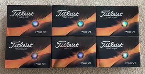 6 Dozen Titleist Pro V1 Golf Balls 2023/2024 Brand New No Logos - Picture 1 of 6