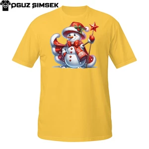 Magical Snowman Christmas T-Shirt – Holiday Star Wand & Cape Design - Picture 1 of 31