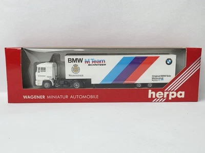 Remolque de equipo camión de carga HERPA 859127 BMW M TEAM SCHNITZER MUY BONITO Foto 1 de 4