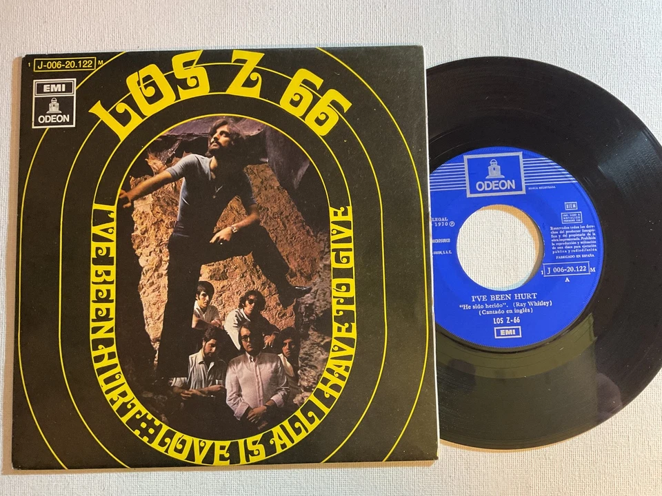 LOS Z-66 I've Been Hurt Ex 1970 Spain EMI Odeon J-006-20-122 Psych P/S 7" - Image 1 of 2