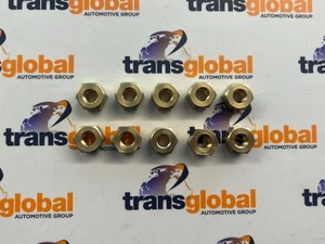 Abgaskrümmer Messing Mutter x10 für Land Rover Serie 2 2A 3 2.25 Benzin RTC3629 - Bild 1 von 2