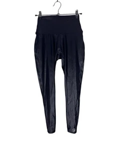 Bombshell Ropa Deportiva Negro Alto Brillo Brillo Leggings Talla Mediana - Imagen 1 de 7