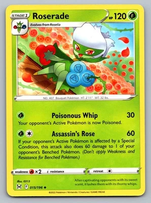 Pokemon TCG SWSH11: Lost Origin Roserade 015/196 - Image 1 of 2