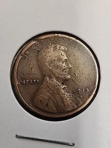 1915- D Lincoln Wheat Cent Penny Fine Condition  Rare Coin - Picture 1 of 3