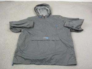 Vintage NIKE Hex Jacket Mens 2XL XXL Gray Windbreaker Paneled Half Zip 90s - Picture 1 of 13