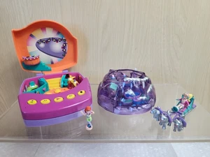 Vintage Polly Pocket Arctic Pets Purple Variation And CD Compact - Picture 1 of 17