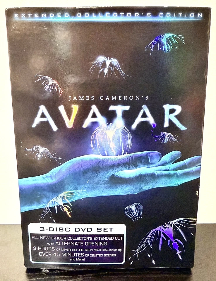 James Cameron's Avatar Extended Collector's Edition 3-Disc DVD Set 2009 - Image 1 of 4