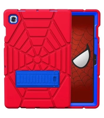 Funda para niños Samsung Galaxy Tab A8 10,5" a prueba de golpes araña roja azul silicona resistente Foto 1 de 4