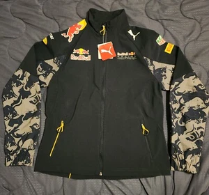 Red Bull Puma Racing Formula One Team Softshell Jacket Dark Blue Women's Size M. - Picture 1 of 16
