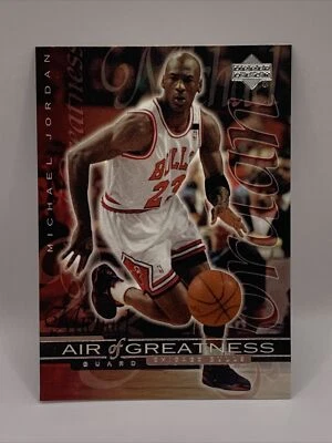 1999 Michael Jordan Upper Deck Air Of Greatness Chicago Bulls #137 HOF - Image 1 of 2
