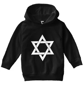 Star Of David - Jewish Judiasm Symbol Hanukkah Holiday Toddler/Youth Hoodie - Picture 1 of 12