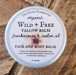 Organic Beef Tallow, Frankincense & Castor Oil Balm for Skin | Anti-Aging Face - Picture 1 of 10