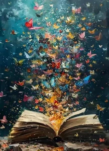Diamond Painting Kits for Adults Beginner,Butterfly On Book Page Diamond Art.... - Picture 1 of 4
