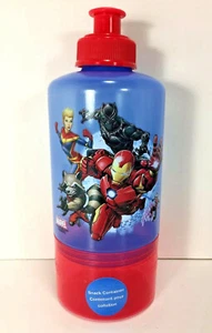 NEW Zak! Marvel AVENGERS Water Bottle Attached Snack Container Trip Travel Cup - Picture 1 of 9