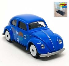 Majorette Volkswagen Beetle Vintage Love Peace Dark Blue 1/64 (3") no Package