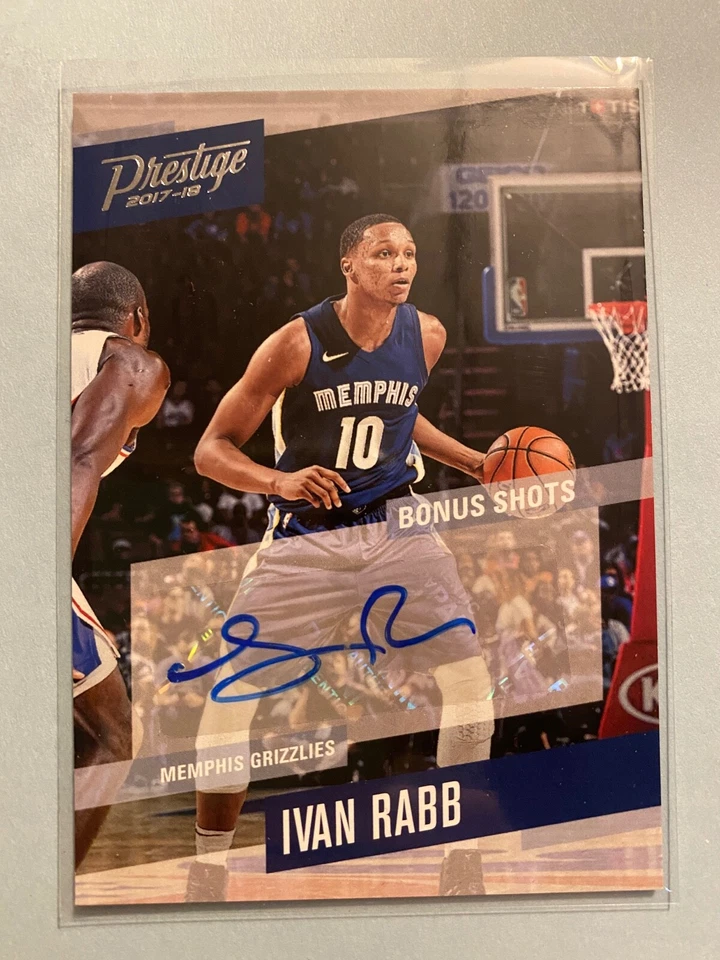 A24,331 - 2017-18 Prestige Bonus Shots Signatures #63 Ivan Rabb Auto - Image 1 of 1