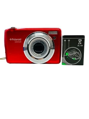 Red Polaroid i20X29 20MP 1080HD Video Digital Camera with Battery T766 - Image 1 of 4