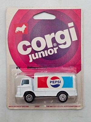 Vintage Sealed 1976 Corgi Jr. Pepsi-Cola Delivery Truck-NEW - Image 1 of 2