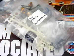 Team Associated RC10 4WD TQ10 Graphite FT Hard Anodized Front & Rear Shock Set ! - Picture 1 of 6