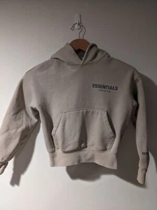 Essentials Fear of God Beige YOUTH X-Small Hoodie - Picture 1 of 8
