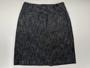 Womens Larry Levine Stretch Gray Straight Skirt Size 10 - Picture 1 of 11