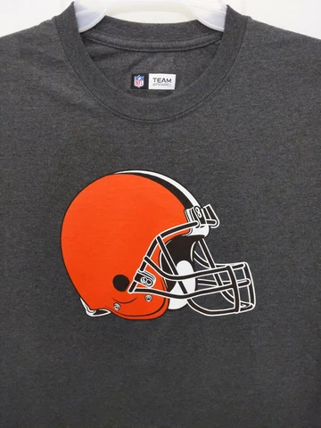 Cleveland Browns T-Shirt Short Sleeve NFL Team Apparel Men Gray NEW Cover