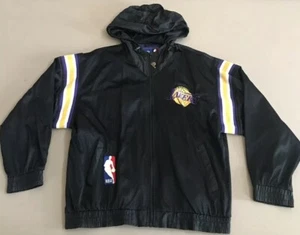 PRO PLAYER LA LAKERS 1990's NBA JACKET BASKETBALL LOS ANGELES RARE XL - Picture 1 of 10