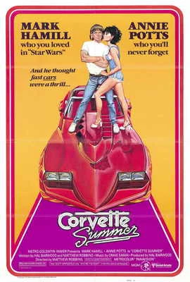 CORVETTE SUMMER Movie POSTER 27x40 Mark Hamill Annie Potts Eugene Roche Kim