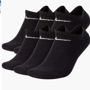 Nike Cushioned No Show Socks 6-Pack (Little Kids) Black 5-7 - Picture 1 of 2