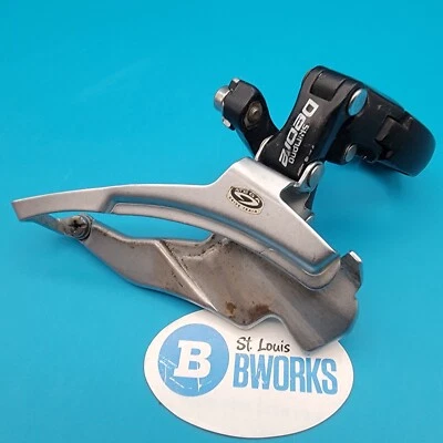 Shimano Deore FD-M522 Front Derailleur 34.9mm Dual Pull High Clamp 9x3sp   f23 - Image 1 of 4