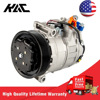 1x AC Compressor For 1998-2015 Mercedes-Benz C230 C240 C250 C280 C300 CL55 97394 - Image 1 of 4